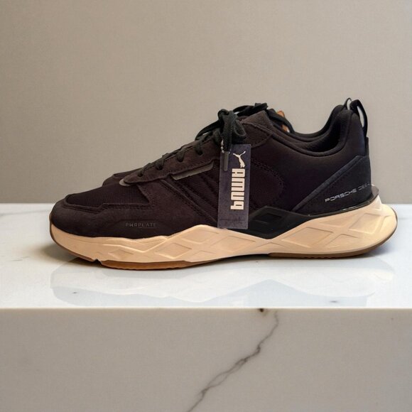 Porsche Design x Puma Power Plate S Jet Black Shoes Size 10.5 / 44 NIB - Picture 2 of 6